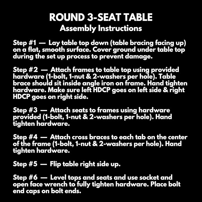 Heavy-Duty Portable Outdoor Picnic Table with Umbrella Hole, Punched Steel Patio Dining Furniture Made in America (46" Round Top, Grey)