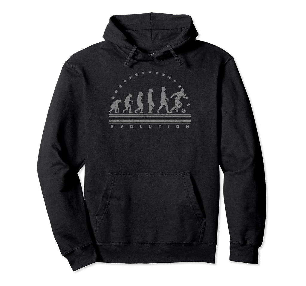Soccer Evolution Soccer Player Soccer Hoodie - Graphic Print Unisex