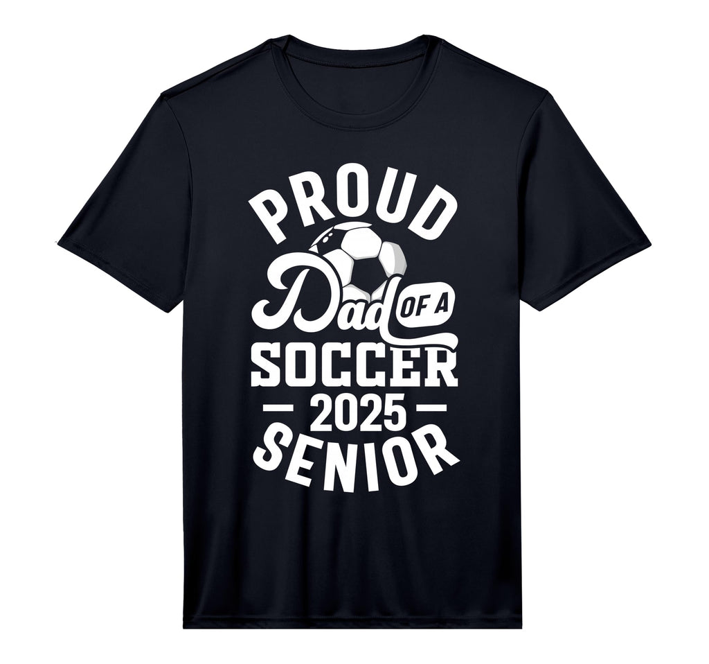 Soccer Senior Dad Class 2025 Senior T-Shirt - Custom Art Print for Adults