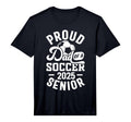 Soccer Senior Dad Class 2025 Senior T-Shirt - Custom Art Print for Adults