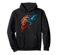 Soccer Player Flames Soccer Soccer Player Hoodie - Streetwear Style Unisex