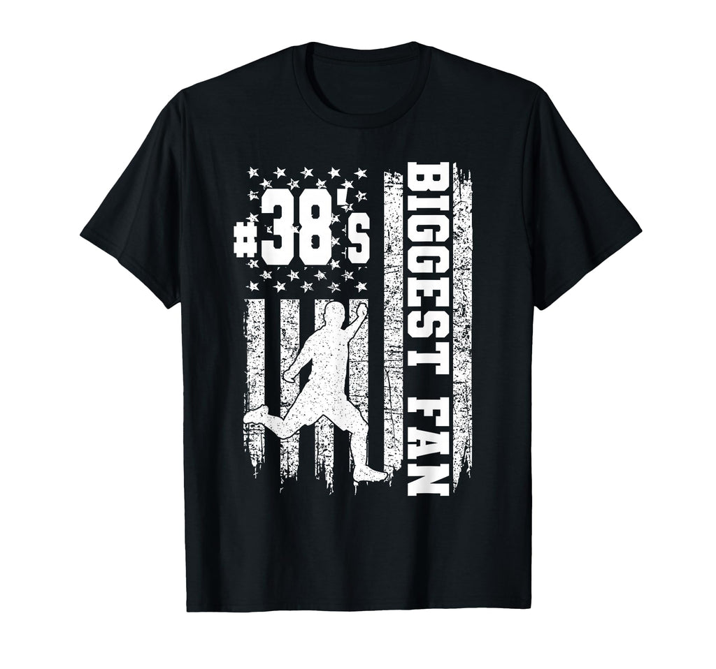 Soccer Biggest Fan Number 38 Proud T-Shirt - Streetwear Style Unisex