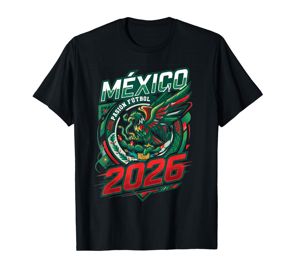 Camiseta De F Tbol De M Xico 2026 Mexico T-Shirt - Trendy Graphic Unisex