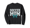 Soccer Mom Coquette Bow Mothers Day Sweatshirt - Graphic Print for Adults