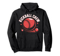 Love Kickball Player Soccer Baseball Hoodie - Novelty Apparel Unisex