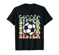 Soccer Sister Sports Lover Player Matching T-Shirt - Trendy Graphic Unisex