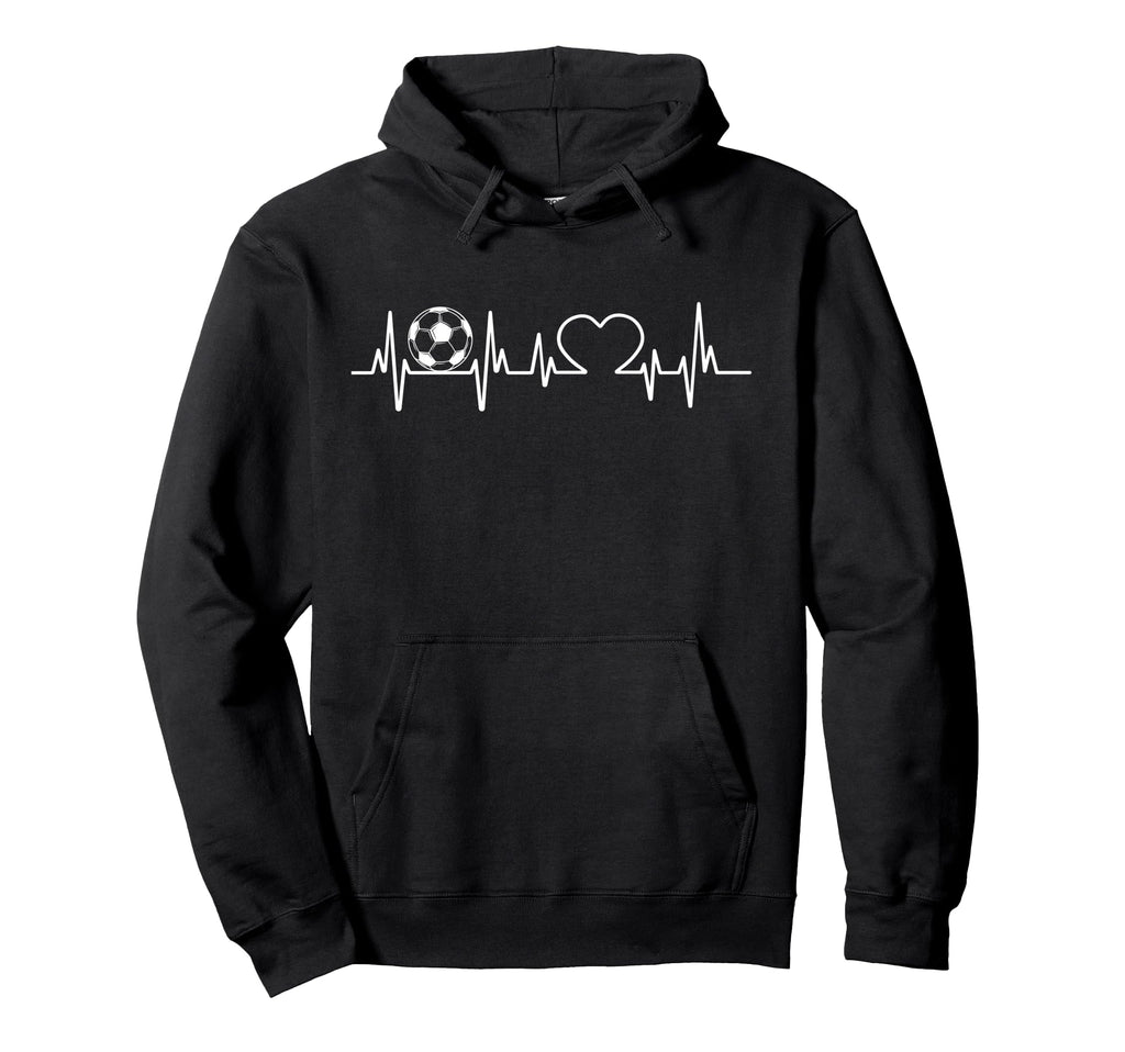 Soccer Heart Beat Pulse Play Sports Team T-Shirt - Minimalist Print Unisex