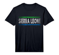 Sierra Leone Flag Distressed T-Shirt - Custom Art Print for Adults