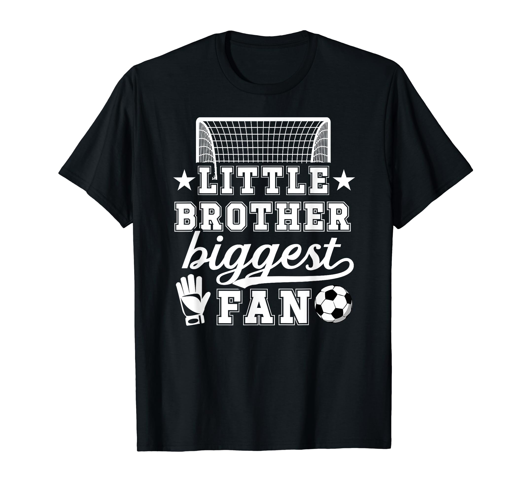 Little Brother Soccer Goalie Brother T-Shirt - Minimalist Print Unisex