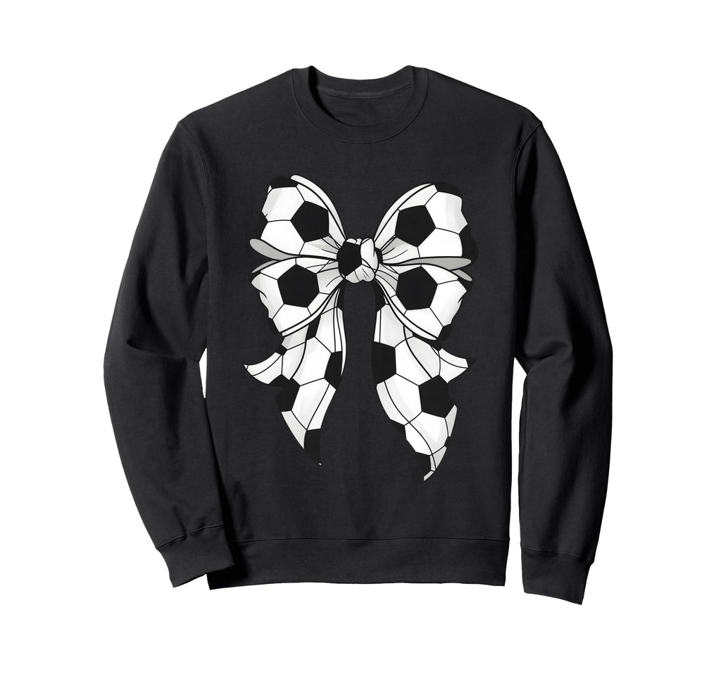 Soccer Coquette Bow Soccer Mama Sweatshirt - Aesthetic Graphic Men Women
