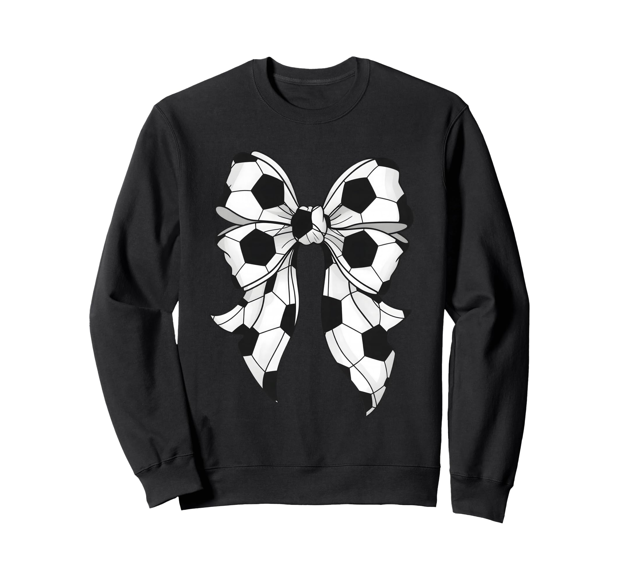 Soccer Coquette Bow Soccer Mama Sweatshirt - Aesthetic Graphic Men Women