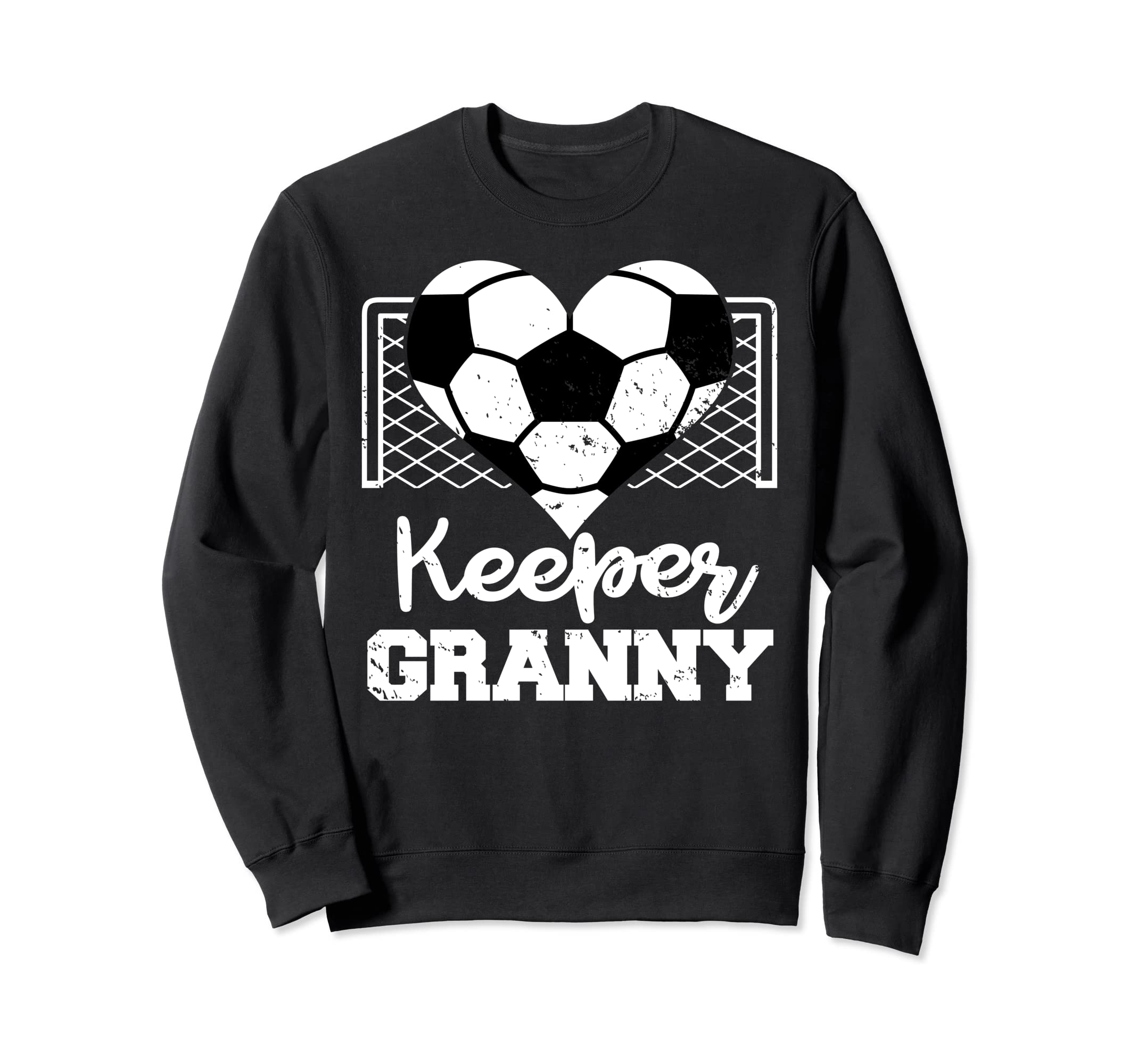 Keeper Granny Funny Soccer Sweatshirt - Fun Novelty Design Unisex