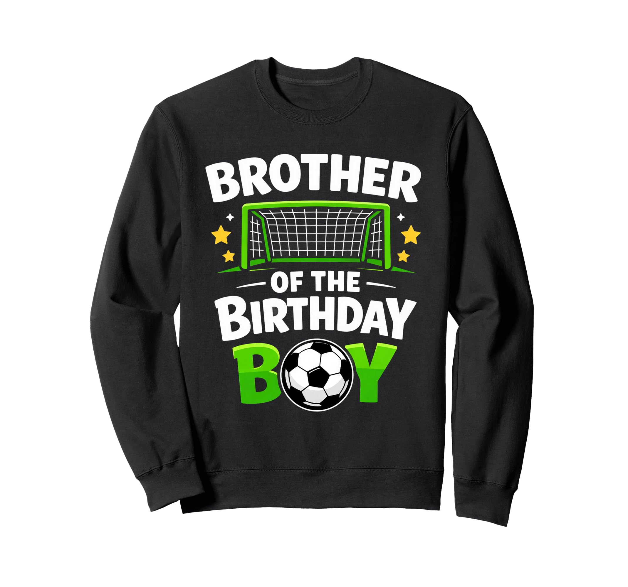 Brother Birthday Soccer Player Sweatshirt - Graphic Print Men Women