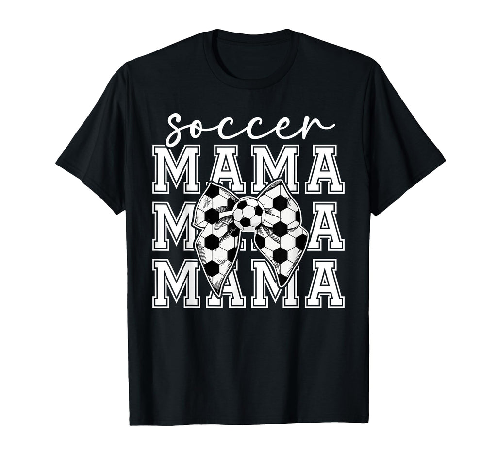 Soccer Mama Coquette Soccer Mom T-Shirt - Novelty Apparel for Adults