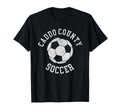 Caddo County Soccer Distressed 90S T-Shirt - Custom Art Print Unisex