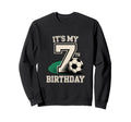 Soccer Theme Its My 7Th Birthday Soccer Sweatshirt - Trendy Graphic Unisex