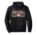 Leopard Soccer Mom Life Game Day Hoodie - Casual Everyday Wear Men Women
