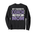 My Favorite Coach Calls Me Mom Soccer Sweatshirt - Minimalist Print Unisex