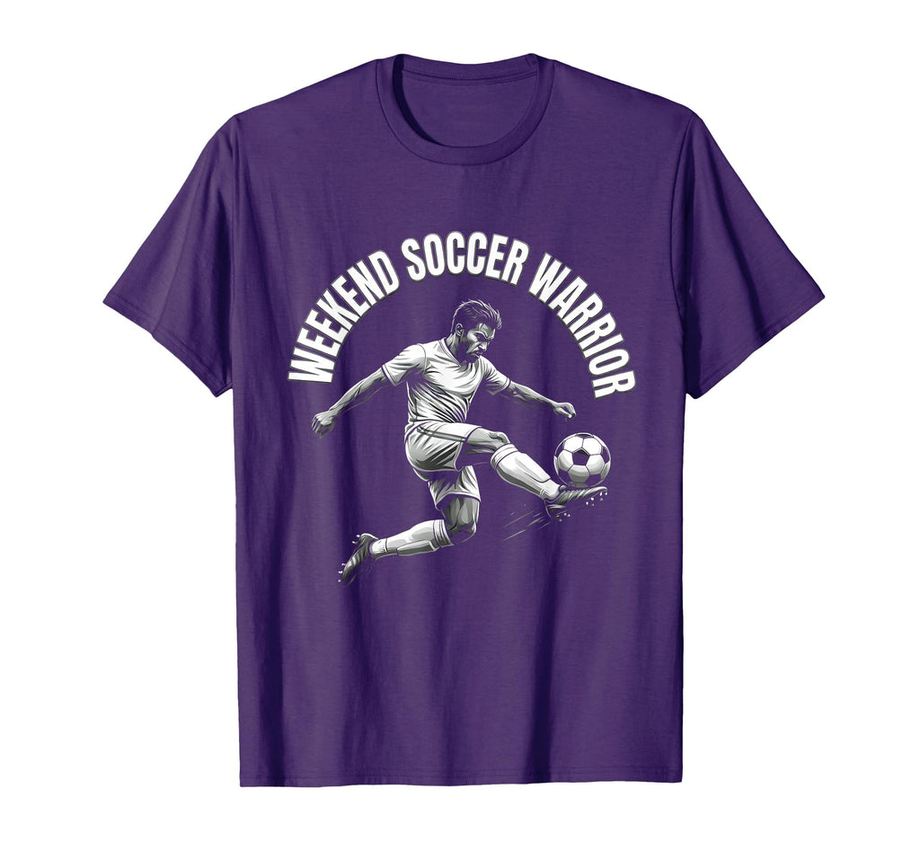 Weekend Soccer Warrior T-Shirt - Aesthetic Graphic Men Women