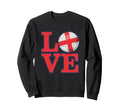 Love England Soccer Passion Pride Sweatshirt - Trendy Graphic for Adults