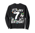 Funny Its My 7Th Birthday Hats Sweatshirt - Trendy Graphic for Adults
