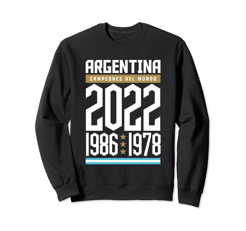 Argentina World Champion 2022 Sweatshirt - Novelty Apparel for Adults