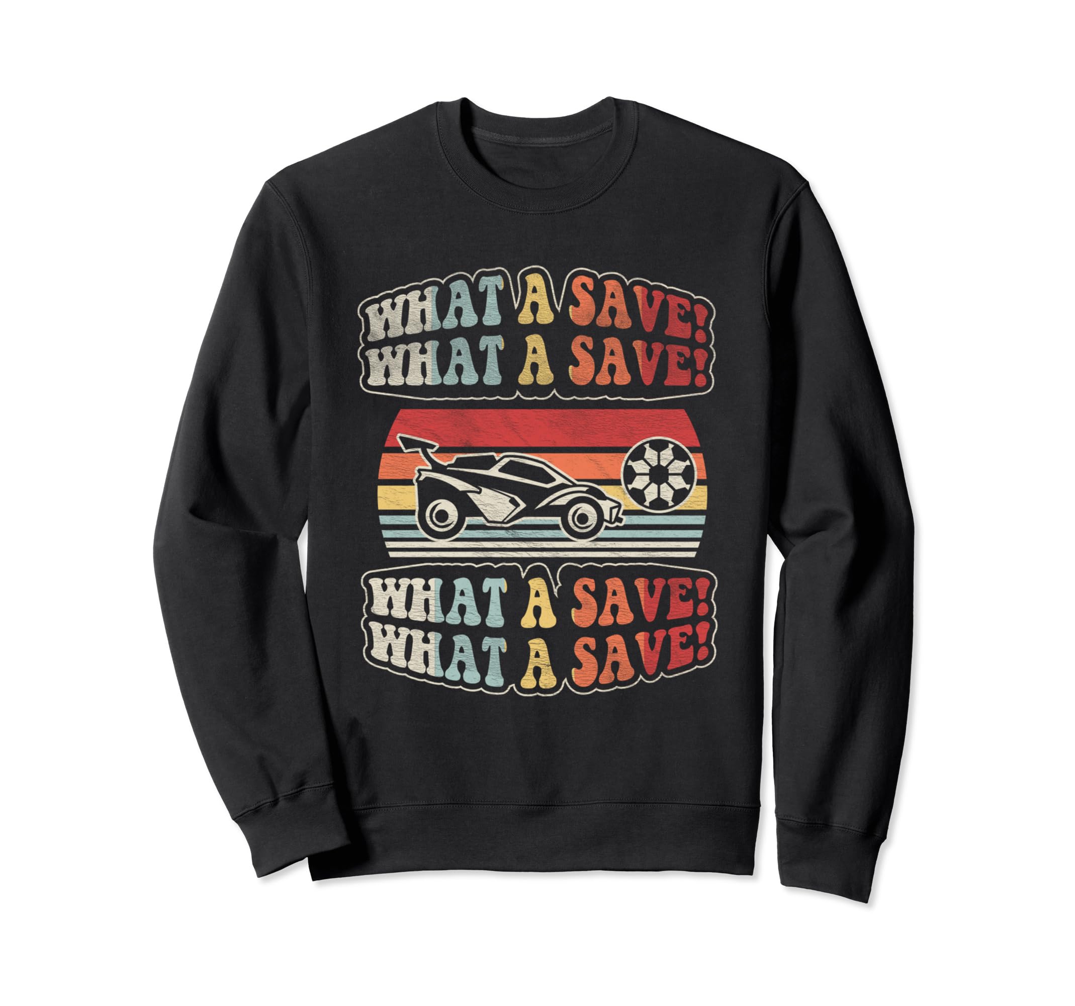What Save Soccer Car League Sweatshirt - Minimalist Print Unisex