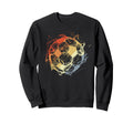 Soccer Ball Sketch Football Match Sweatshirt - Minimalist Print for Adults