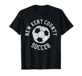 New Kent County Soccer Distressed 90S T-Shirt - Graphic Print Men Women