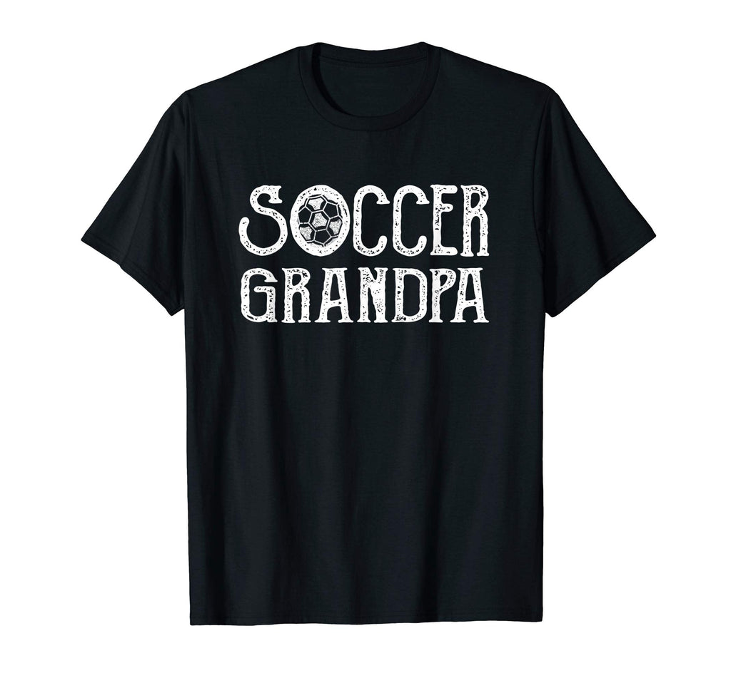 Mens Soccer Grandpa Grandfather T-Shirt - Trendy Graphic for Adults