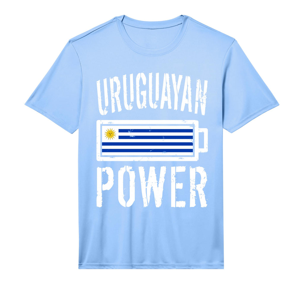 Uruguay Flag Uruguayan Power Battery T-Shirt - Aesthetic Graphic Unisex