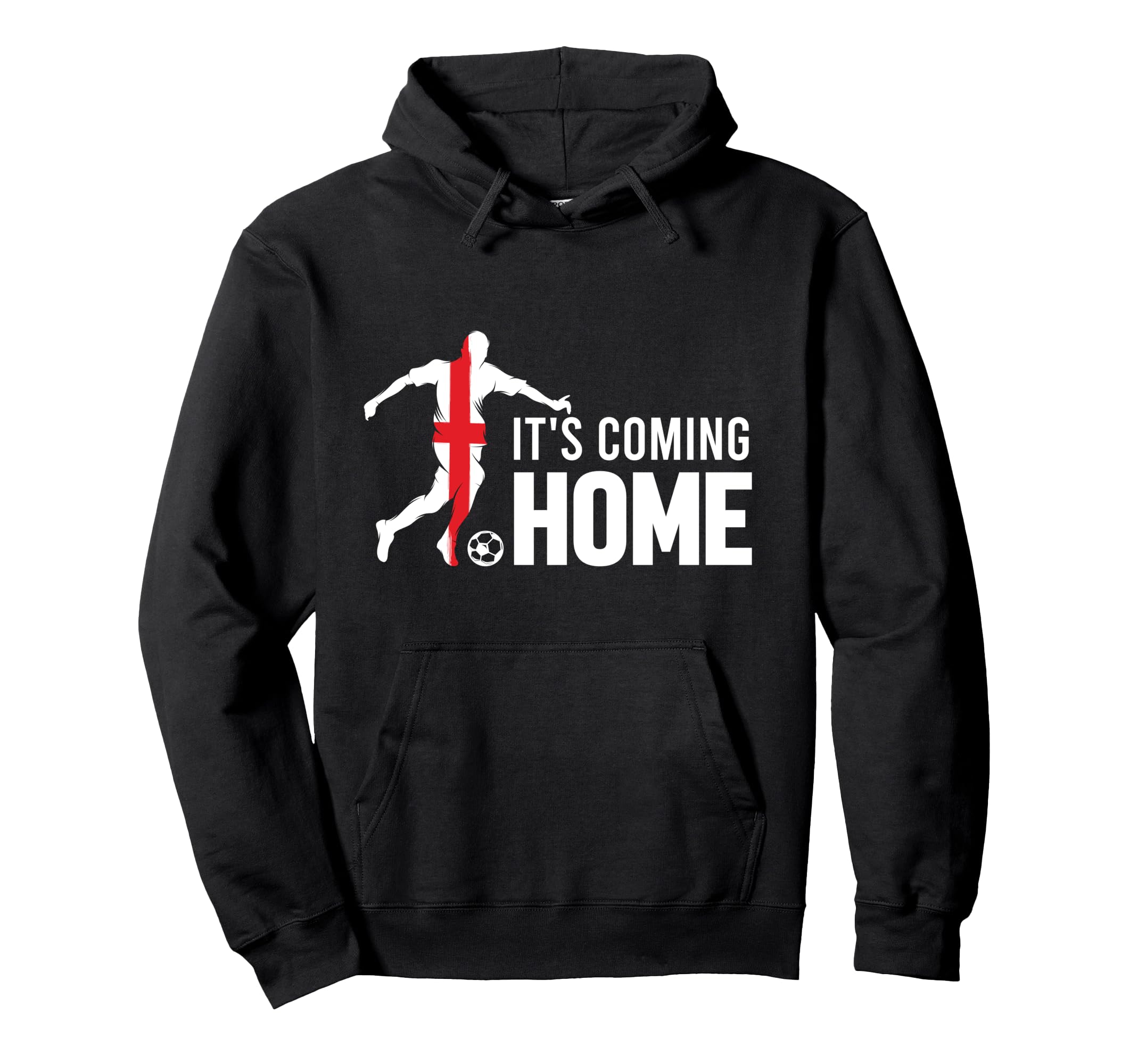 Football Player England Flag Coming Home Hoodie - Trendy Graphic Men Women