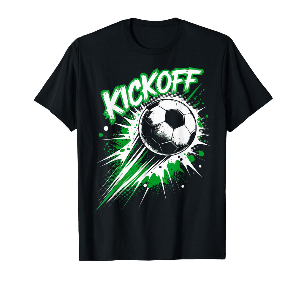 Splash Soccer Football Ball Soccer T-Shirt - Fun Novelty Design Men Women