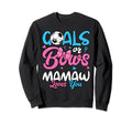 Gender Reveal Goals Or Bows Mamaw Sweatshirt - Novelty Apparel Men Women
