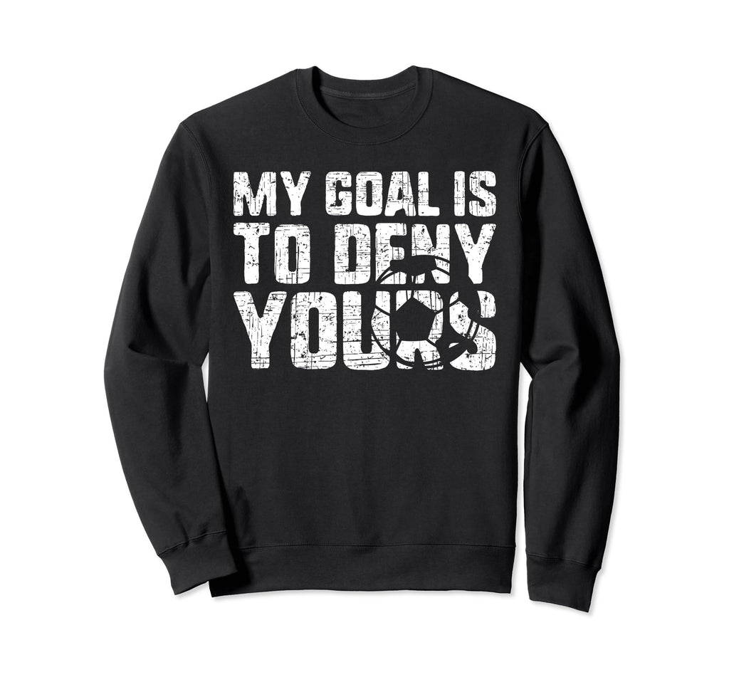 Goalie Birthday Soccer Sweatshirt - Aesthetic Graphic for Adults