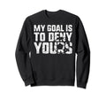 Goalie Birthday Soccer Sweatshirt - Aesthetic Graphic for Adults