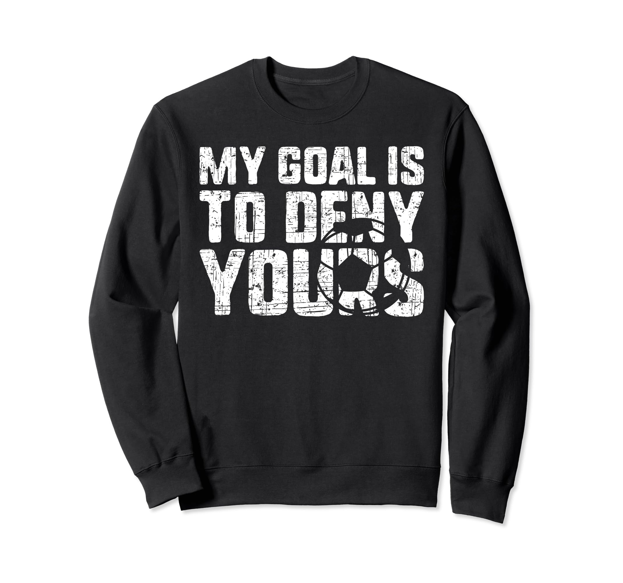 Goalie Birthday Soccer Sweatshirt - Aesthetic Graphic for Adults