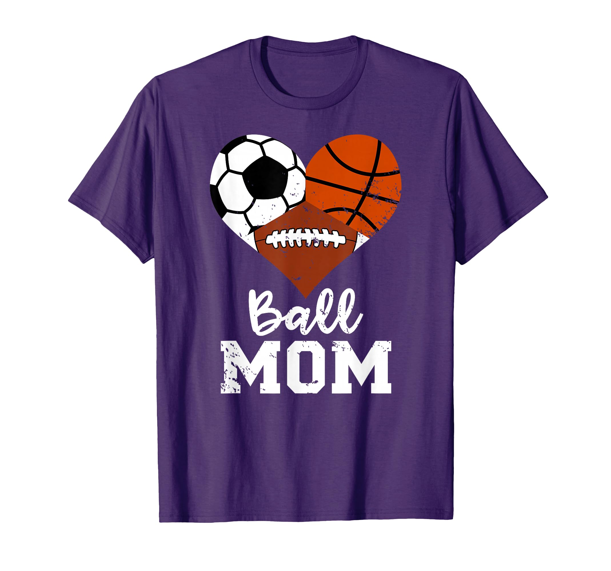 Ball Mom Funny Basketball Football T-Shirt - Aesthetic Graphic Men Women