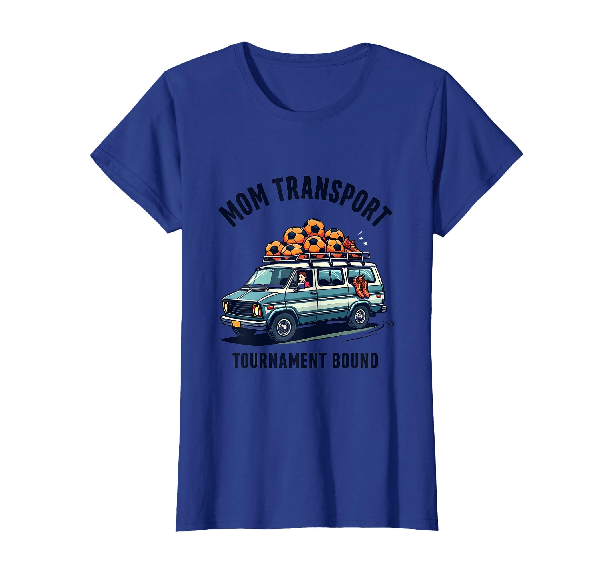 Soccer Mom Transport Tournament Bound T-Shirt - Unique Graphic Unisex