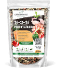 16-16-16 All Purpose Professional Fertilizer - Lawn, Flower, Tree, Shrub & Vegetable Garden Fertilizer (1/2 Quart)