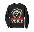 Coaching Soccer Dad Coach Soccer Sweatshirt - Custom Art Print Men Women