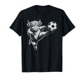 Funny Soccer Heifer Just Who Loves T-Shirt - Fun Novelty Design for Adults