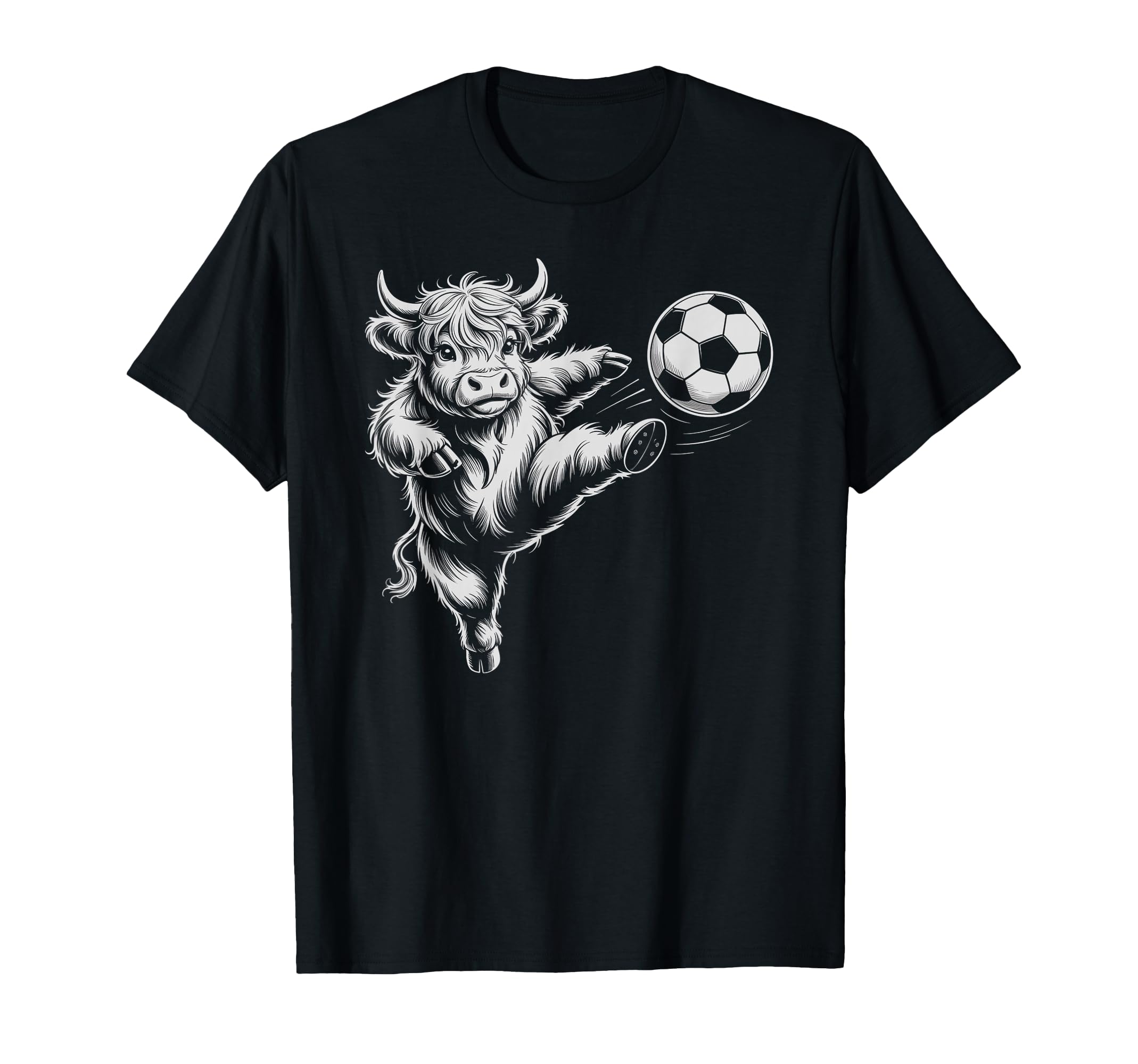 Funny Soccer Heifer Just Who Loves T-Shirt - Fun Novelty Design for Adults