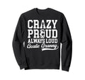Crazy Proud Soccer Goalie Granny Sweatshirt - Graphic Print Men Women