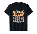 Eat Sleep Soccer Repeat Football Sunglass T-Shirt - Graphic Print Unisex