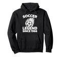 Birthday Player Sports Team Soccer Hoodie - Fun Novelty Design for Adults