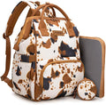 Wrangler Diaper Bag Backpacks Western Backpack Purses Multi-function Baby Bags for Mom with Waterproof Changing Pad & Pacifier Case