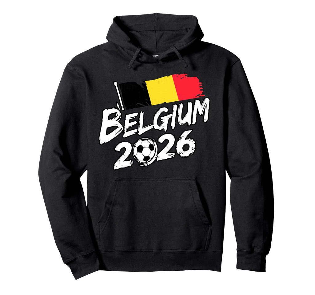 Belgium Soccer Football Game Player Fan Hoodie - Aesthetic Graphic Unisex