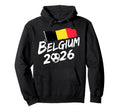 Belgium Soccer Football Game Player Fan Hoodie - Aesthetic Graphic Unisex