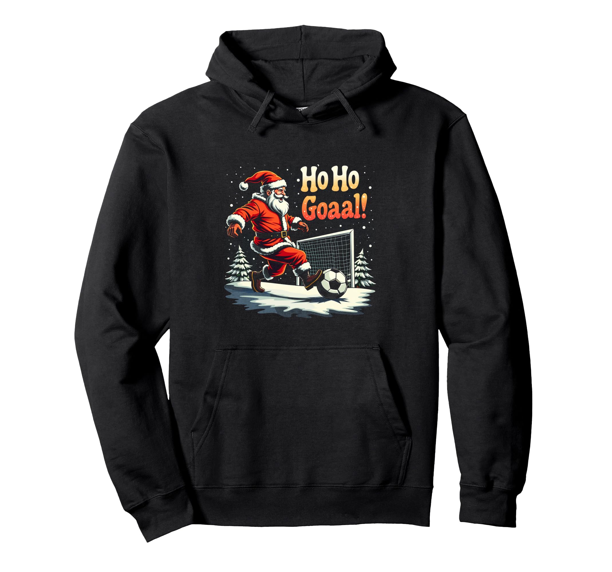 Ho Ho Goaal Soccer Player Goalkeeper Hoodie - Aesthetic Graphic for Adults